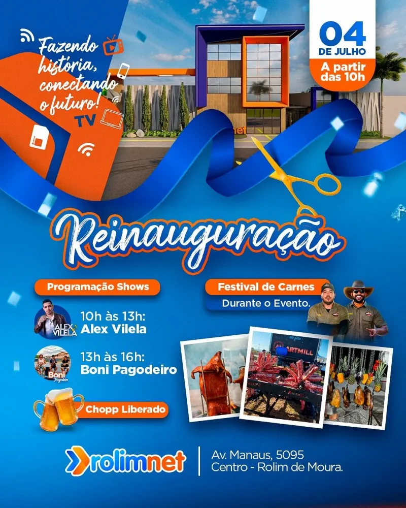 Rolimnet inaugura sua nova sede administrativa neste sábado em Rolim de Moura