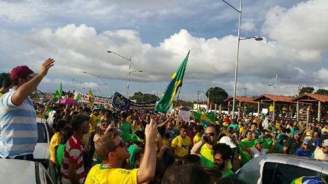 Manifestação em Porto Velho reuniu 10 mil, diz Polícia Militar