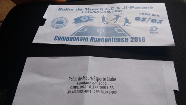 Presidente do Rolim Esporte Clube esclarece sobre ingressos falsos