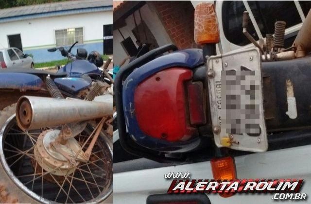 Rolim de Moura – Moto furtada desde 2015 em Cacoal é recuperada pela PM; um menor foi apreendido