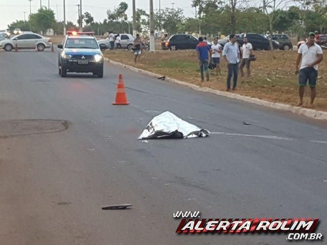 Pedestre morre atropelado por ônibus em Rolim de Moura