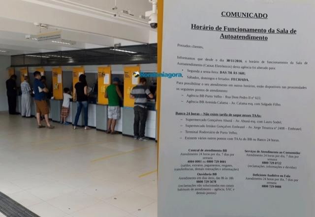Bancos também não abrirão em 2 de janeiro em Rondônia