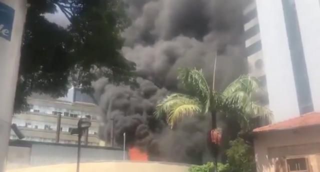 Incêndio atinge o Instituto do Coração, em São Paulo