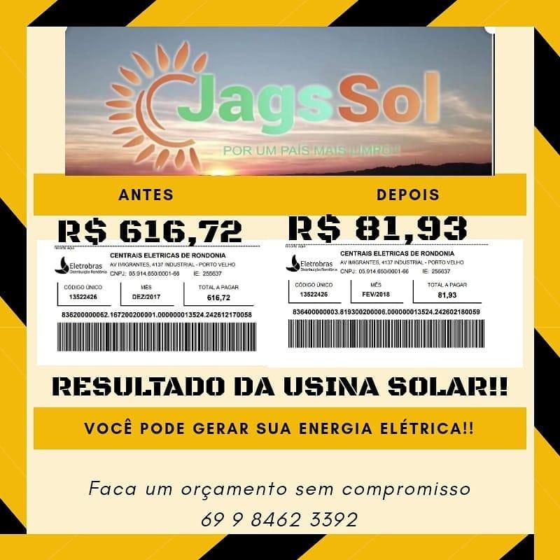 Brasil atinge 10 mil empresas de energia solar e cerca de 20 mil empregos. Jags Sol é referência em Rondônia
