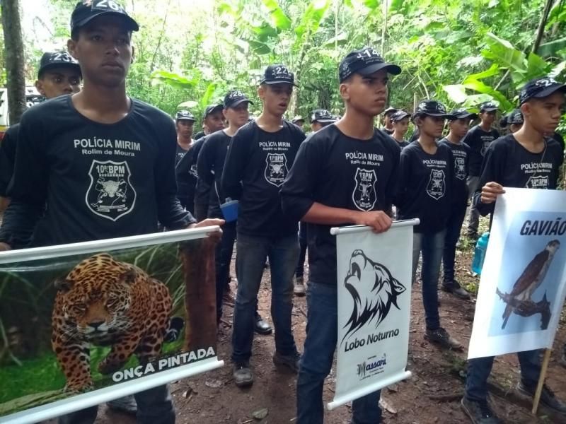 Rolim: 10° Batalhão da PM realiza mais um acampamento de selva com alunos da Polícia MIrim 
