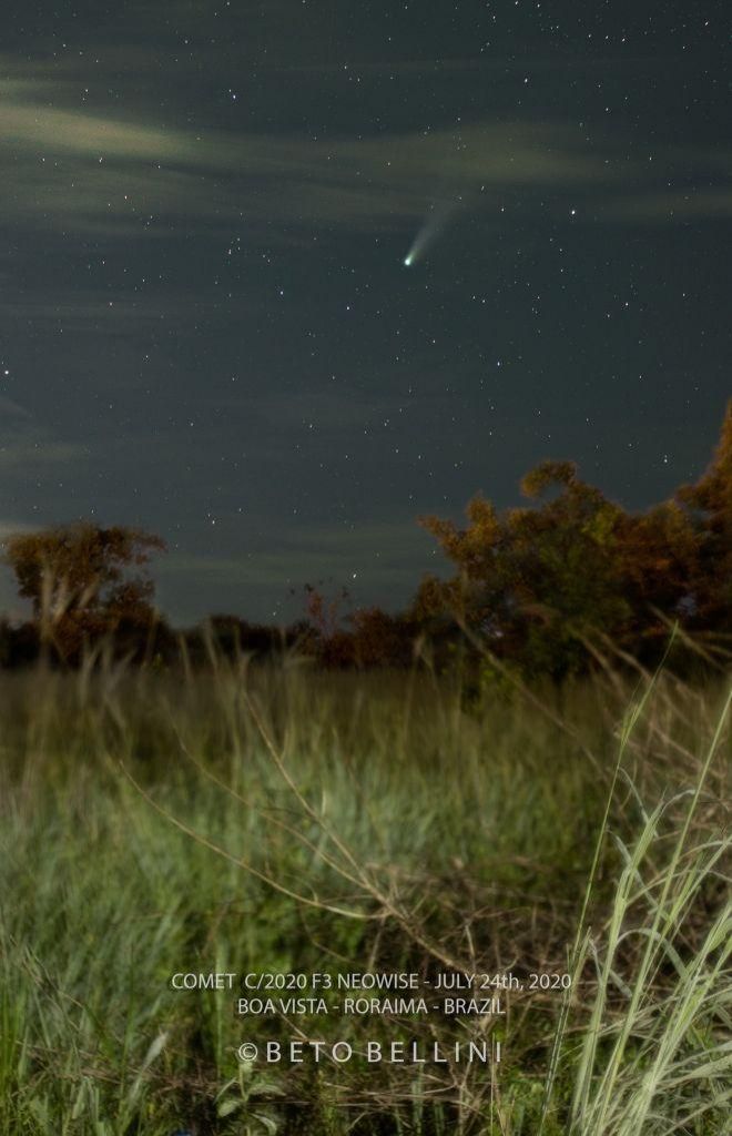 Cometa NEOWISE é fotografado por brasileiros