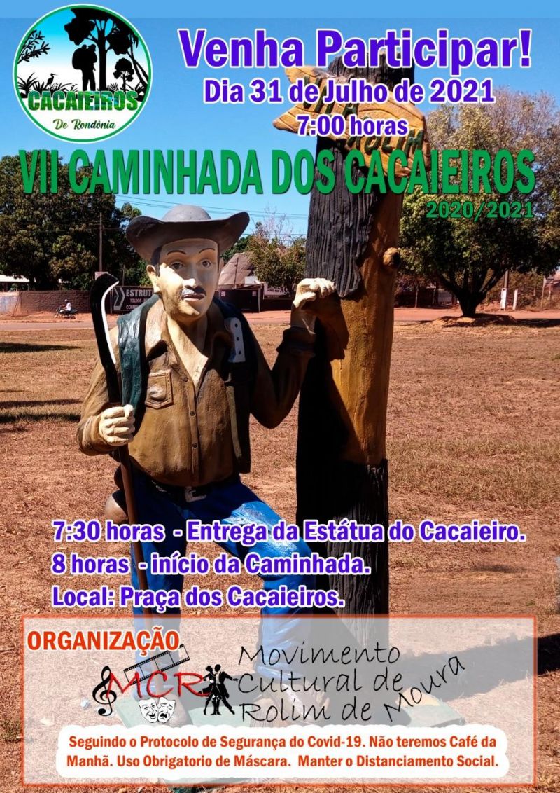 Rolim de Moura: Movimento cultural inaugurará estátua em homenagem ao “Cacaieiro”