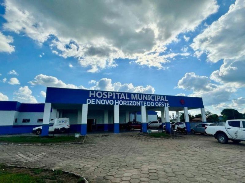 Hospital Municipal de Novo Horizonte do Oeste recebe reforma para melhor atender população