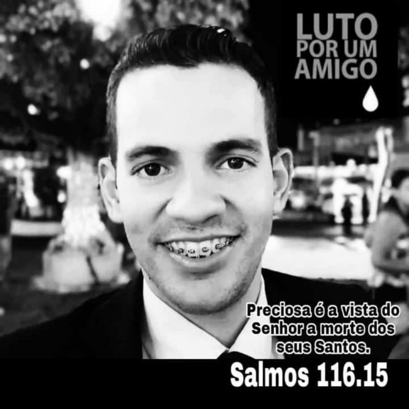 Nota de Falecimento de Lucas Vicente Júnior, funcionário da Gazin, vítima de acidente de trânsito 