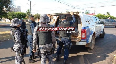 Homem foi preso após xingar e ameaçar bombeiros militares durante ocorrência em Rolim de Moura