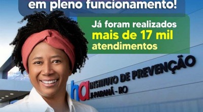 Sílvia Cristina comemora mais de 17 mil atendimentos realizados pelo Centro de Prevenção e Diagnóstico de Câncer de Rondônia