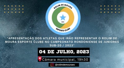 Rolim de Moura Esporte Clube apresentará seus Atletas para o Campeonato Rondoniense de Juniores Sub-20 com os olhos na Copa São Paulo Juniores