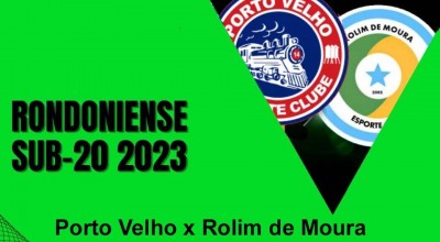 Federação de Futebol altera data de jogo entre Porto Velho e Rolim de Moura