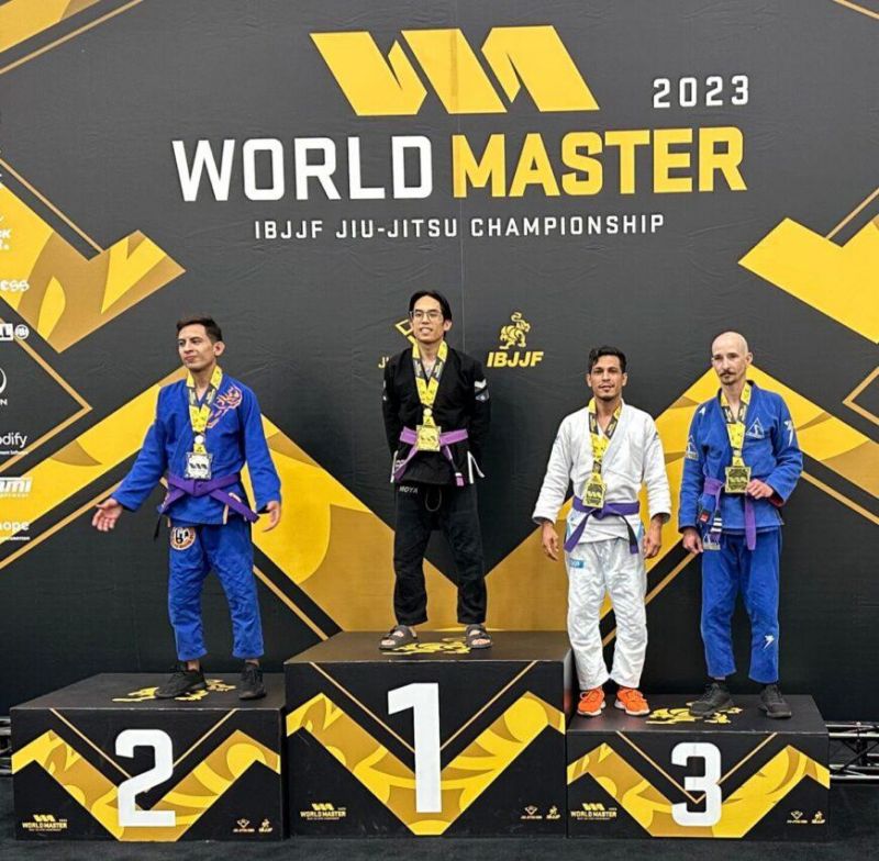 Atleta de Rondônia atendido pelo Pró-Atleta conquista 3º lugar no Mundial Master de Jiu-Jitsu 2023