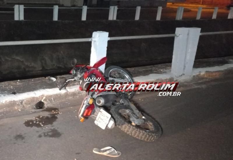 Identificado motociclista que morreu nesta noite no Centro de Rolim de Moura