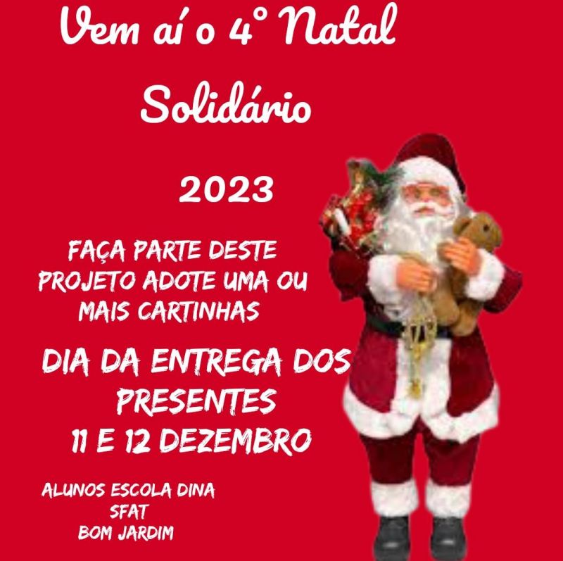 Rolim de Moura- Já começou o 4º Natal Solidário faça parte deste projeto social adote uma cartinha