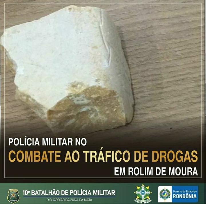 Polícia Militar de Rolim de Moura realiza apreensão de drogas 