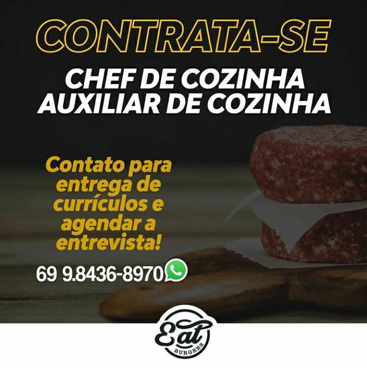 Vaga de emprego - Eat Burger
