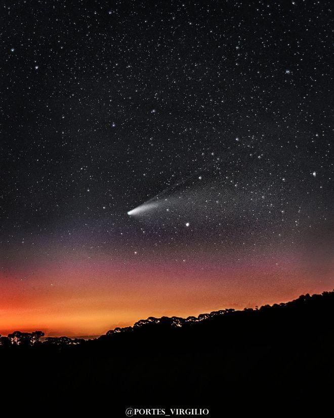 Cometa NEOWISE é fotografado por brasileiros