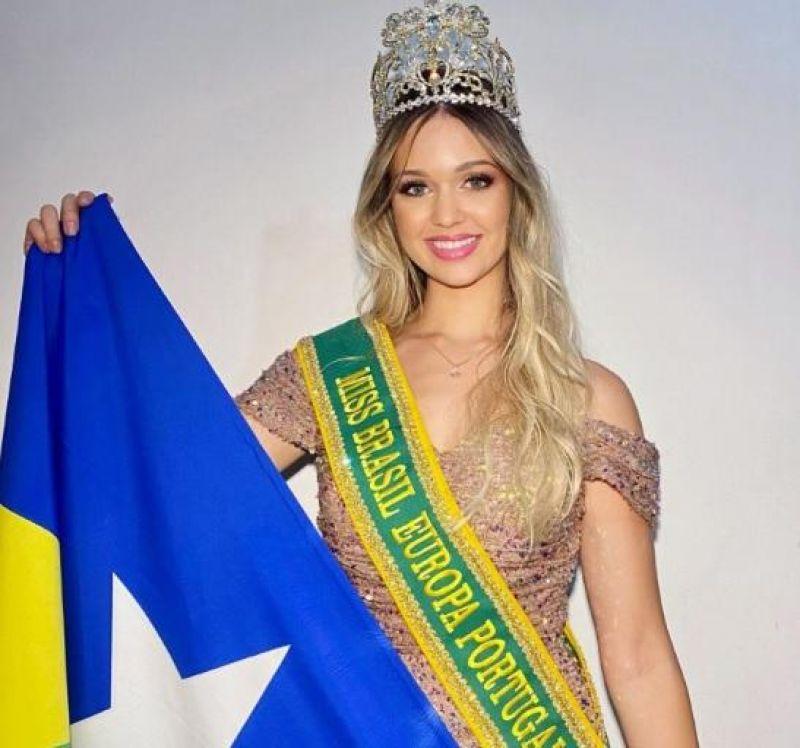 Rondoniense vence concurso Miss Brasil Europa 2022 em Portugal