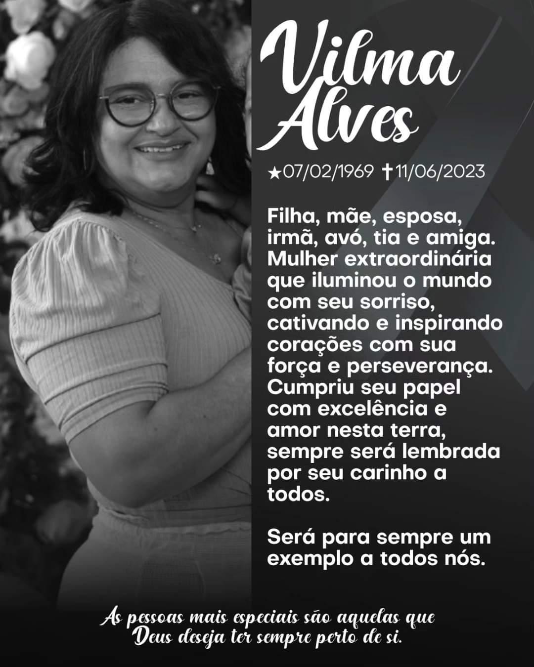 Prefeitura emite pesar pelo falecimento de Vilma Alves da Rondônia Bonés Prefeitura emite pesar pelo falecimento de Vilma Alves da Rondônia Bonés