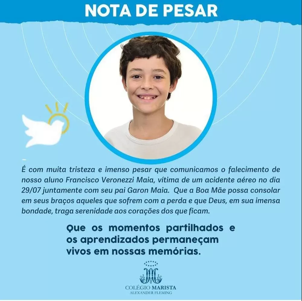 Corpos de pecuarista e filho que morreram em queda de avião são sepultados em MS Corpos de pecuarista e filho que morreram em queda de avião são sepultados em MS
