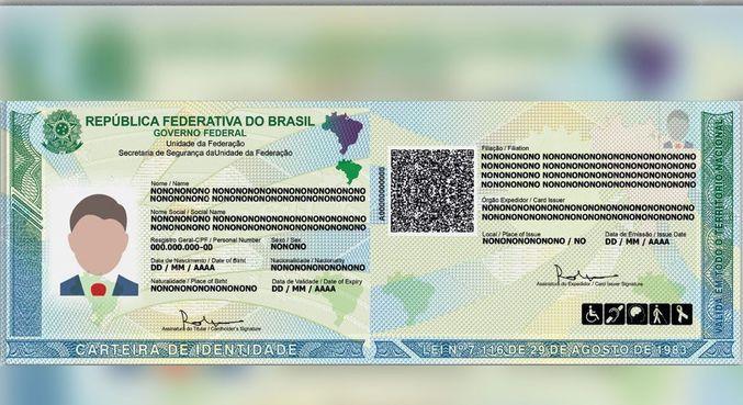 Dois milhões de brasileiros já têm a nova Carteira de Identidade Nacional