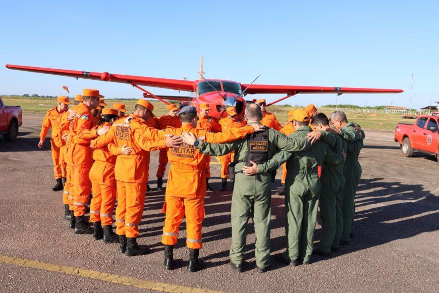 Força-tarefa do Governo de Rondônia vai auxiliar nas busca e resgate de vítimas no Rio Grande do Sul Força-tarefa do Governo de Rondônia vai auxiliar nas busca e resgate de vítimas no Rio Grande do Sul