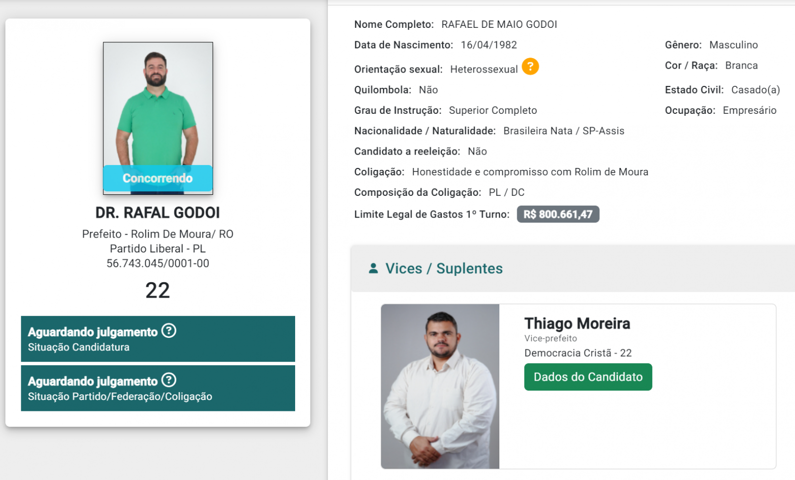 Campanha eleitoral inicia nesta sexta, 15, e Rolim de Moura confirma seis nomes para a disputa pela prefeitura Campanha eleitoral inicia nesta sexta, 15, e Rolim de Moura confirma seis nomes para a disputa pela prefeitura