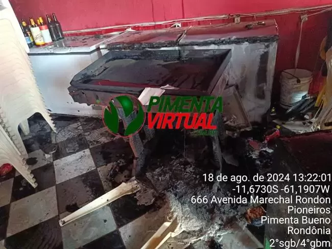 Incêndio devasta lanchonete em Pimenta Bueno: amigos se mobilizam para ajudar proprietário Incêndio devasta lanchonete em Pimenta Bueno: amigos se mobilizam para ajudar proprietário
