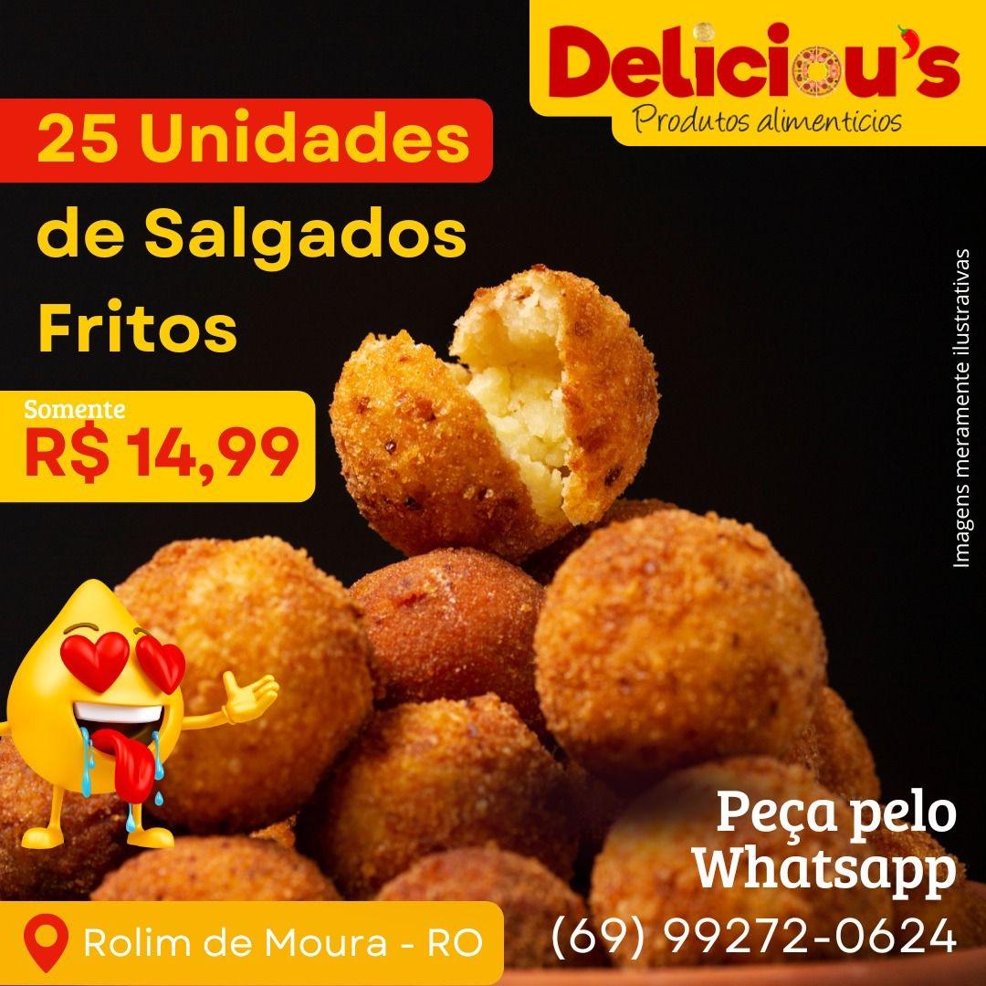 Vai ter festa? A Deliciou’s Produtos Alimentícios cuida do salgado pra você! 