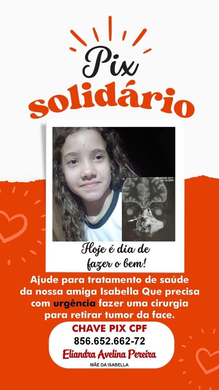 Ação solidária em prol da pequena Isabela Pereira Gonçalves Ação solidária em prol da pequena Isabela Pereira Gonçalves