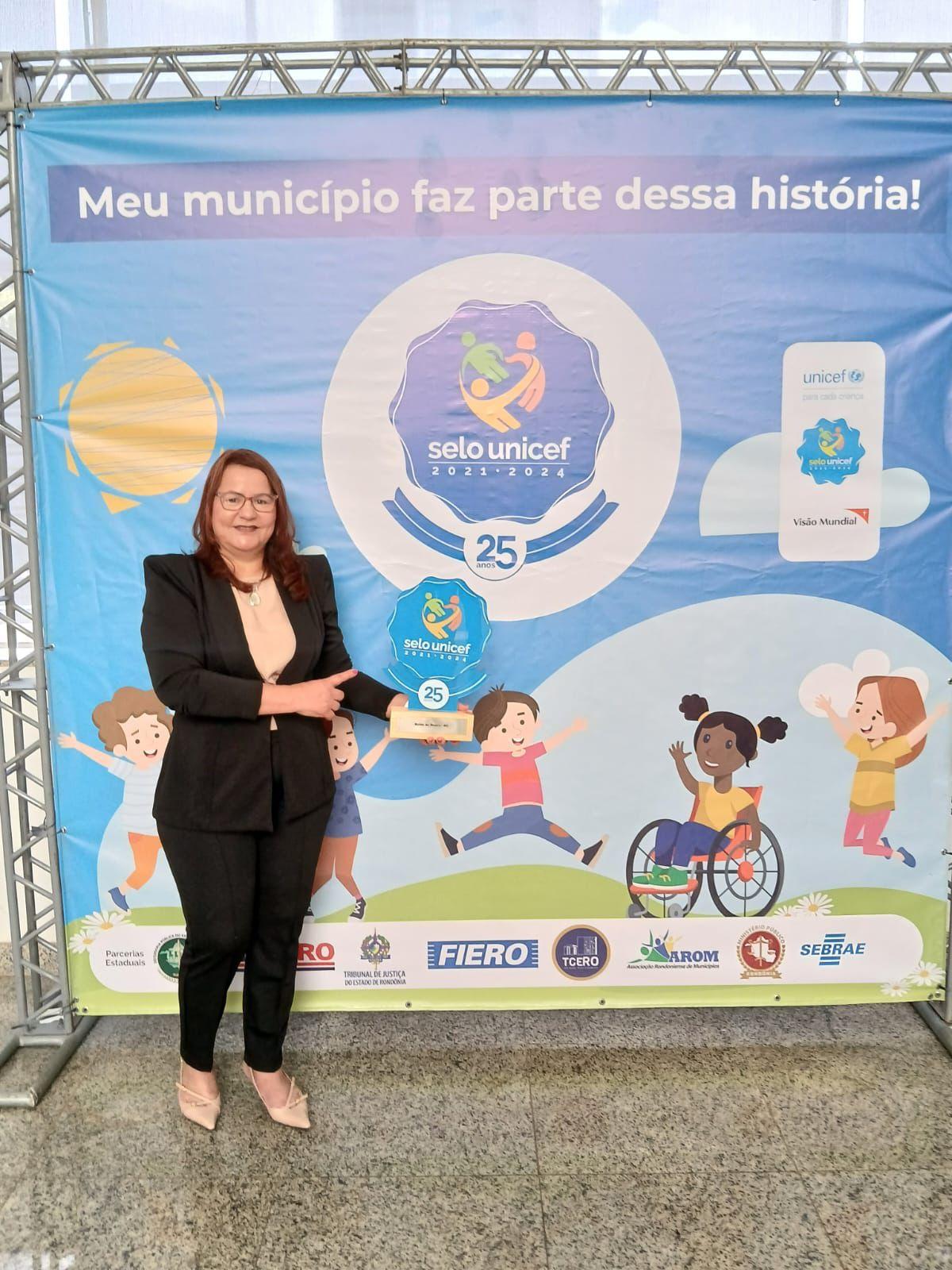 Rolim de Moura recebe Selo UNICEF em cerimônia emocionante em Porto Velho