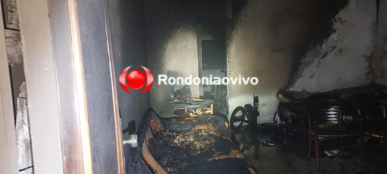 Filho incendeia residência da própria mãe em Porto Velho