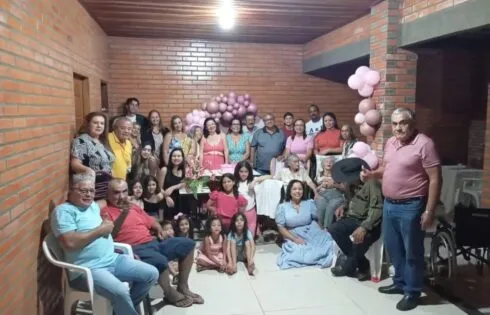 Filhos homenageiam 100 anos de Eudoxia Bonifácio de Souza