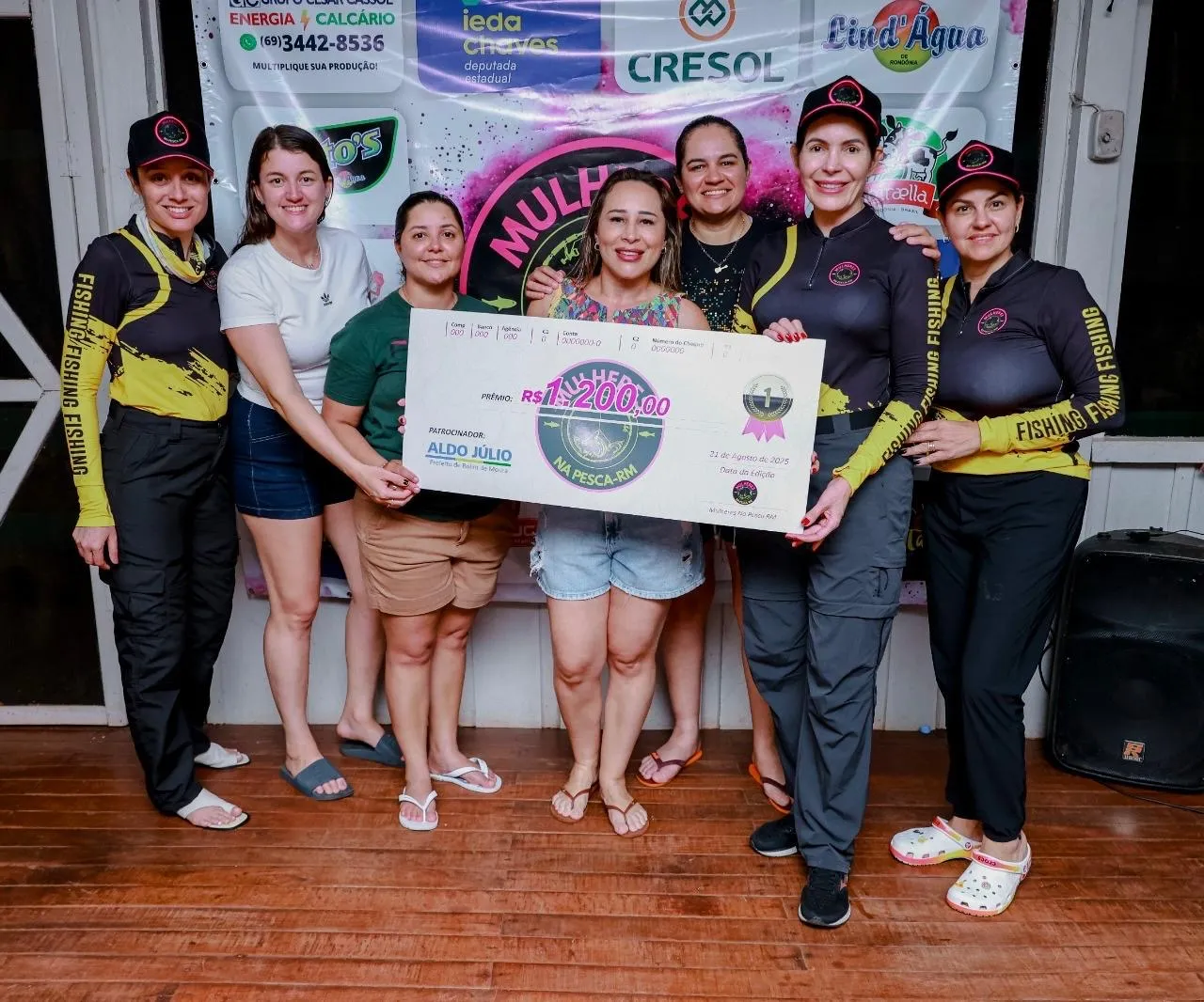 Mulheres na Pesca realiza segunda edição com recorde de participantes em Porto Rolim, município de Alta Floresta/RO Mulheres na Pesca realiza segunda edição com recorde de participantes em Porto Rolim, município de Alta Floresta/RO