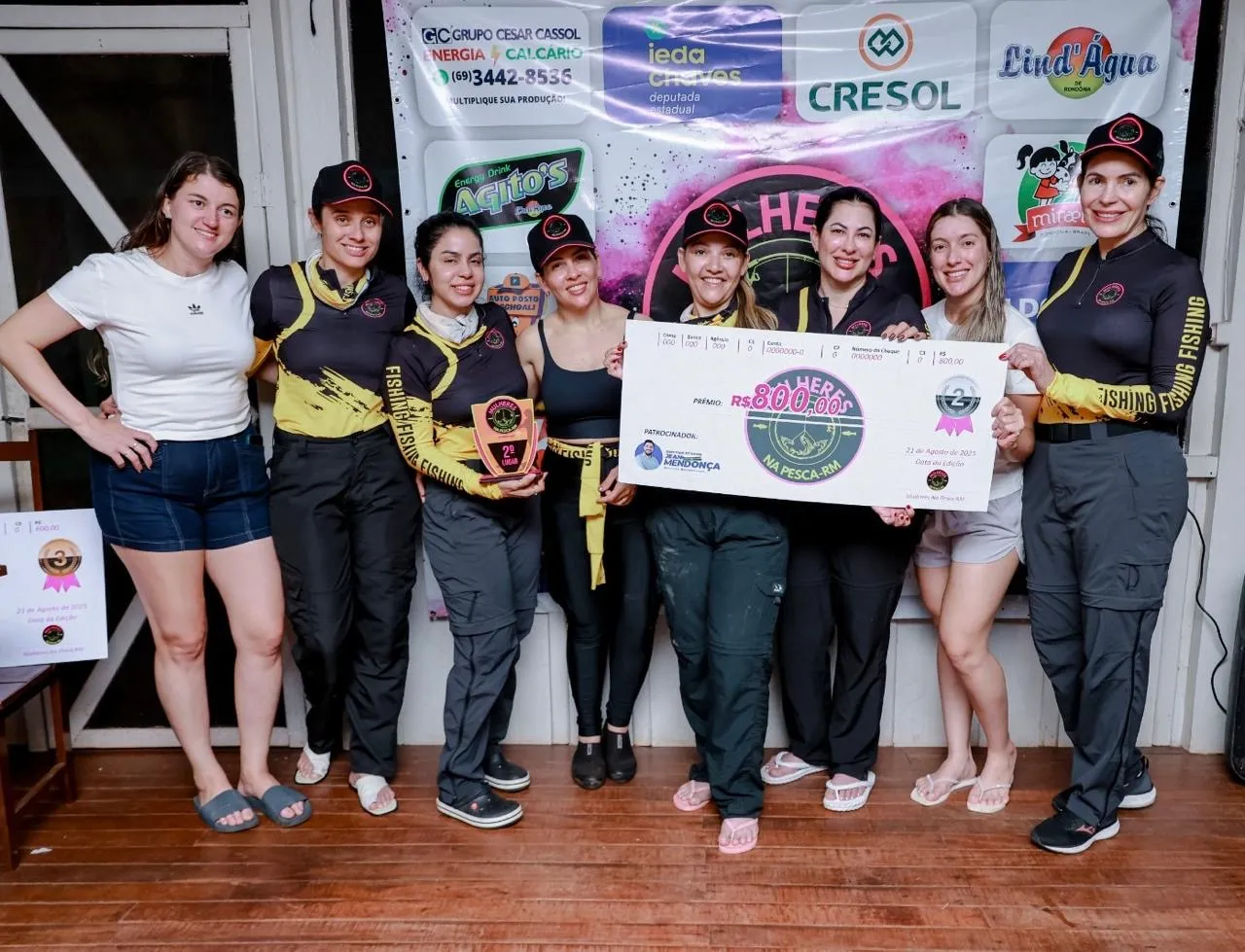 Mulheres na Pesca realiza segunda edição com recorde de participantes em Porto Rolim, município de Alta Floresta/RO Mulheres na Pesca realiza segunda edição com recorde de participantes em Porto Rolim, município de Alta Floresta/RO