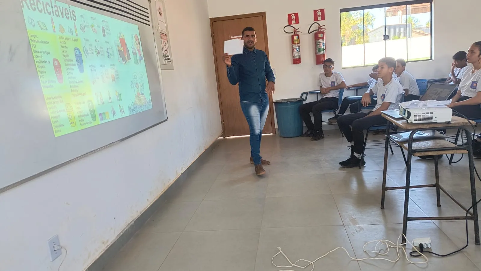 Alto Alegre: Policia Mirim recebe palestra sobre educação ambiental Alto Alegre: Policia Mirim recebe palestra sobre educação ambiental
