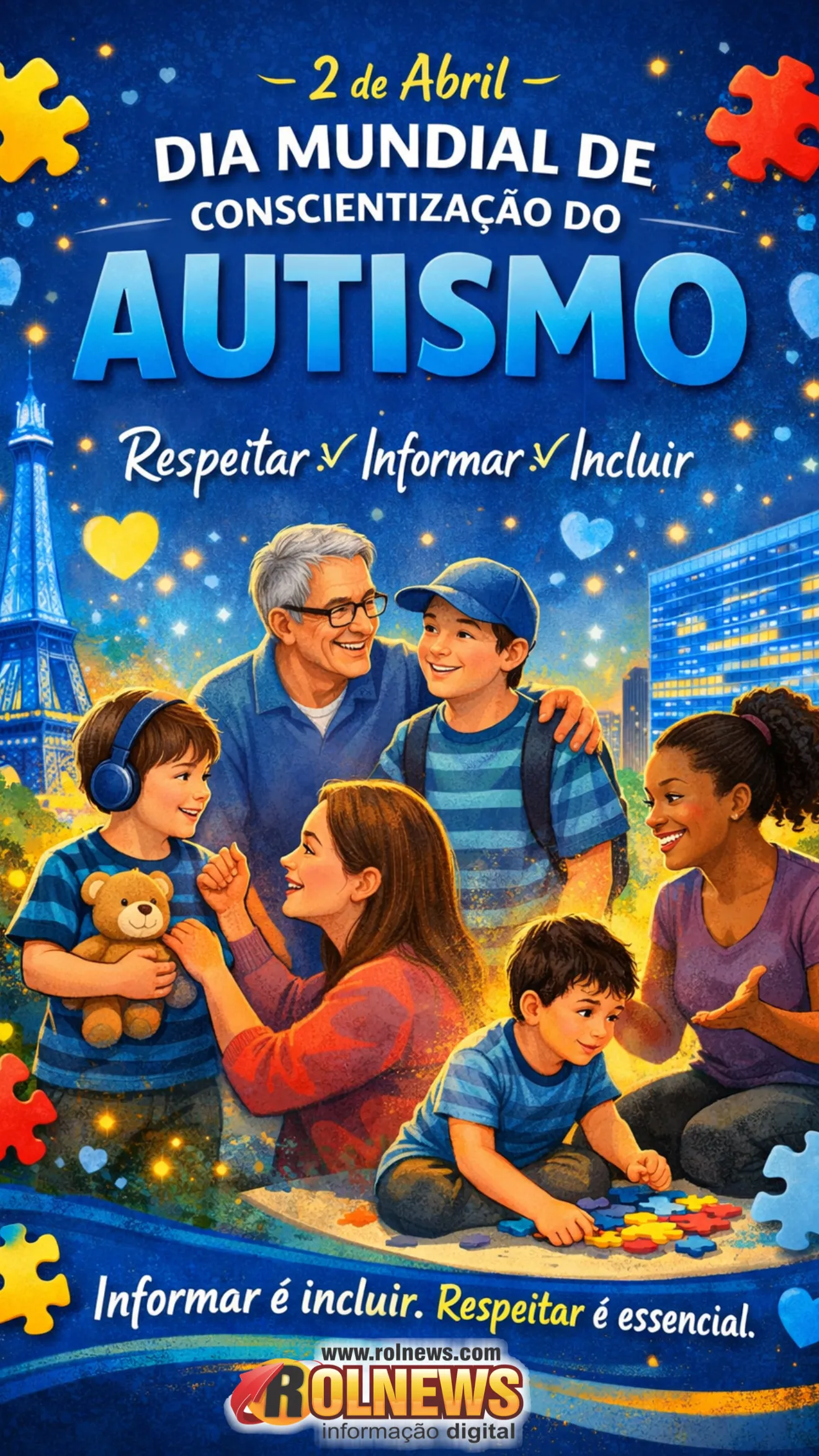 Dia Mundial de Conscientização do Autismo