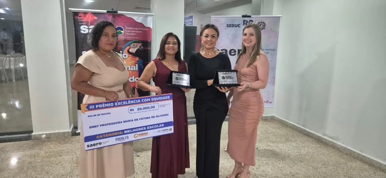 Escolas Maria de Fátima e Cora Coralina colocam Rolim de Moura entre os destaques de Rondônia no Saero Escolas Maria de Fátima e Cora Coralina colocam Rolim de Moura entre os destaques de Rondônia no Saero