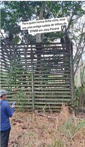 MADEIRA-MAMORÉ: Antiga cadeia construída com trilhos resiste ao tempo em Jaci-Paraná MADEIRA-MAMORÉ: Antiga cadeia construída com trilhos resiste ao tempo em Jaci-Paraná